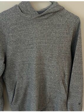 Lululemon Textured Heathered Grey Hoodie